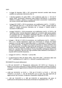 Testo della Deliberazione - Atti di Giunta e Decreti