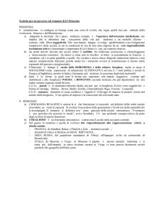 Scaletta per un percorso sul romanzo del I Ottocento PREMESSA: il