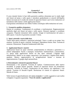 Programma del corso