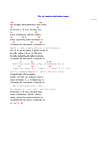 Te, al centro del mio cuore