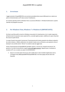 Asped2000 NE versione 2.x - manuale di
