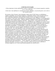 Impiantato il 1° defibrillatore compatibile con la risonanza magnetica