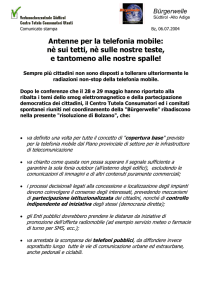 Comunicato stampa Bz, 06.07.2004