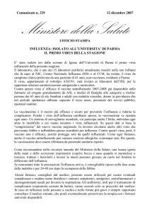 Scarica il comunicato - Ministero della Salute