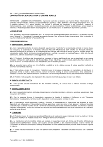 Licenza d`uso