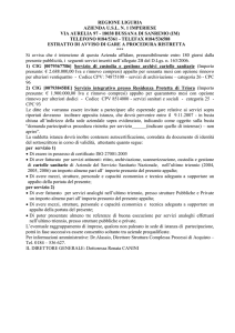 regione liguria - Asl 1 imperiese