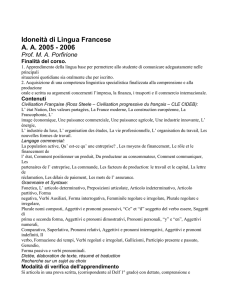 Idoneità di Lingua Francese