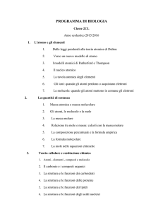 programma di biologia