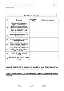Allegato I - Elaborati grafici