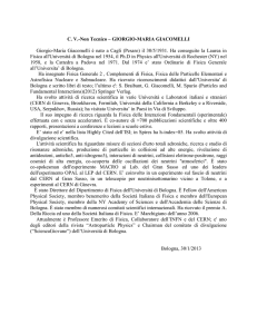 curriculum vitae – prof - Dipartimento di Fisica e Astronomia