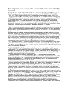 Analisi dettagliata della poesia di Leopardi A Silvia, composta nel