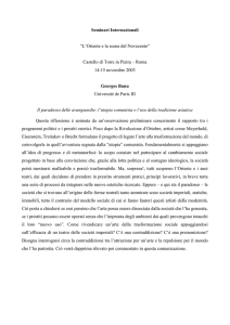 Georges Banu - Associazione Sigismondo Malatesta