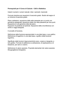 Prerequisiti