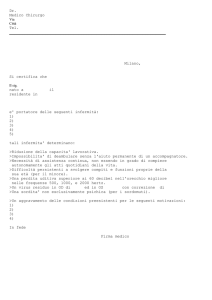 Dr. Medico Chirurgo Via Città Tel. Milano, Si certifica che Il sig. nato
