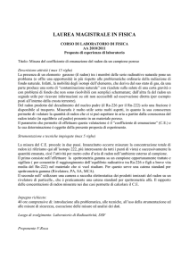 Studio di sistemi atomici e molecolari con spetrometria di massa e