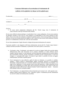 Consenso informato del trattamento - studio nutrizionista dott. Nicola