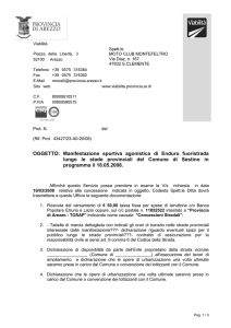 Modello di lettera personalizzata servizi