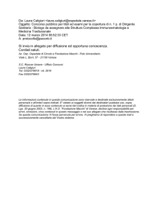 Da: Laura Caligiuri  Oggetto