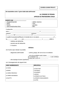 Modulo per segnalazione danni