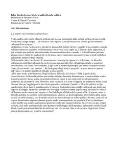 John Rawls, Lezioni di storia della filosofia politica Prefazione di
