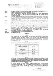 Approvazione atti SSD MAT/05