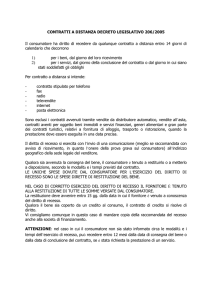 Contratti a distanza