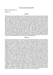 Traduzione database progettovidio