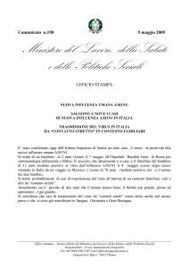 nuova influenza umana a/h1n1