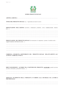 Mod. 7.1.2 Scheda progetto sociale
