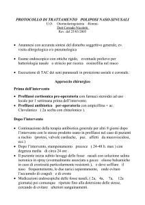 protocollo poliposi naso-sinusali