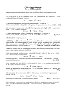 1° Test di autovalutazione