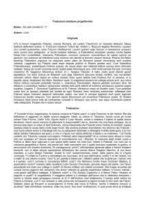 Traduzione database progettovidio