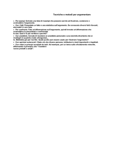 4.2 Tecniche
