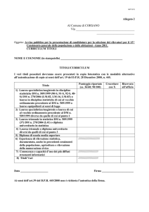File: Curriculum titoli