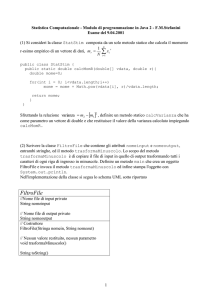 Compiti d`esame. - UniFI