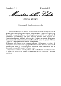 Scarica il comunicato - Ministero della Salute