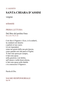 - Chiara d`Assisi e le sue Sorelle