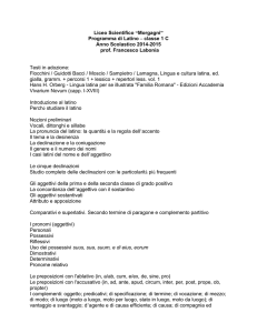 latino - Liceo Morgagni