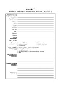 Scheda C - Ambito territoriale di Parma e Piacenza