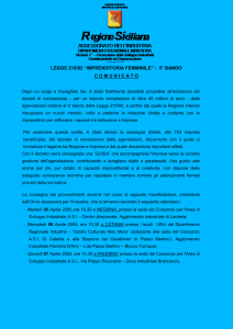 “imprenditoria femminile” - 5° bando