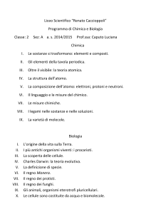 scienze 2a - Liceo Caccioppoli