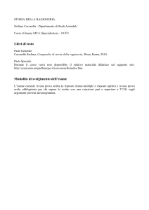 ragioneria generale - secs-p/07 - "PARTHENOPE"