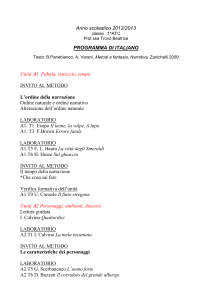 Unità A1 Fabula, intreccio, tempo