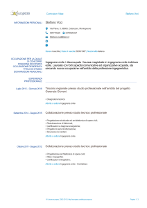 Europass CV - Ordine degli Ingegneri della Provincia di Milano