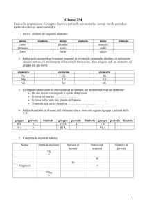 2M esercizi in preparazione al compito novembre