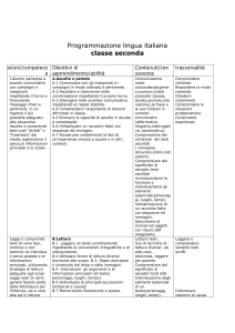 italiano classe 2