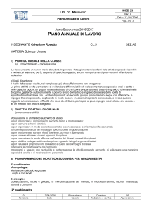 Piano Annuale di Lavoro