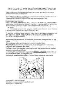 pentecoste lo spirito santo scende sugli apostoli