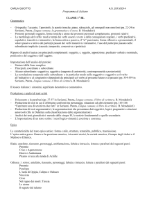 ITALIANO 1BL Prof. Guiotto Carla