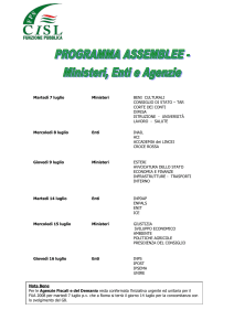 Tabella Assemblee